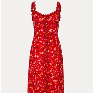 Realization Par JULIET dress in Rouge Fleur